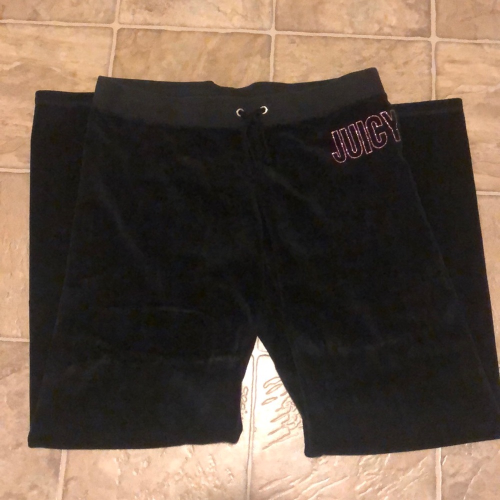 Juicy couture velour pants sz large